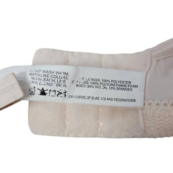 Bali Full Coverage Bra Tan Pink 42DD Seamless Adj Wide Strap Underwire 3710 READ - Picture 10 of 10